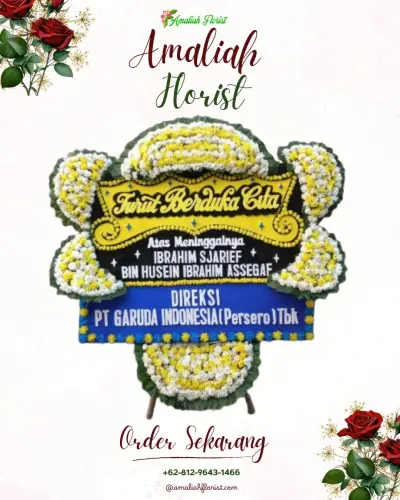 Papan Bunga Duka di Pagerwangi