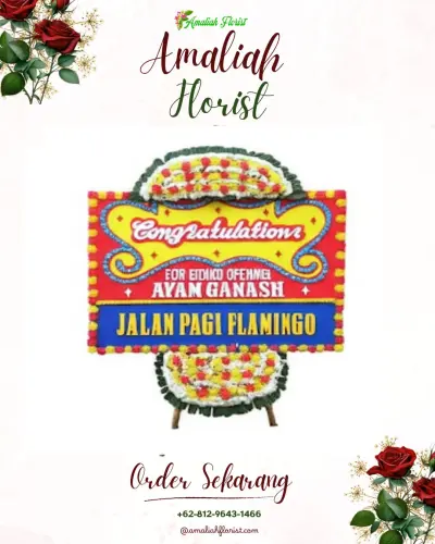 Bunga Papan Congratulation di Pagerwangi